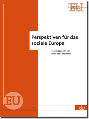 cover image of Perspektiven für das soziale Europa